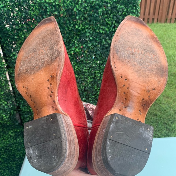 Red Cowboy Boots - Picture 5 of 5